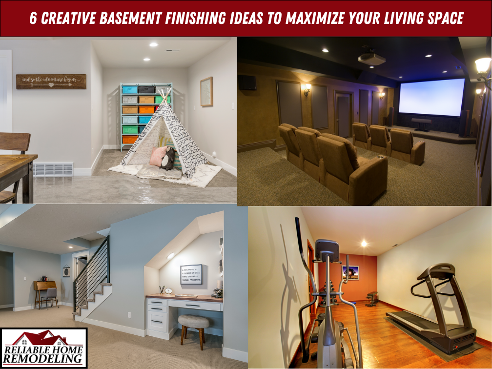 6 Creative Basement Finishing Ideas to Maximize Your Living Space
